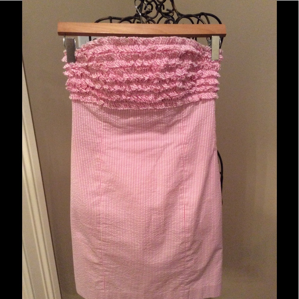 Lilly PulitzerFranco Dress Seersucker (Hotty Pink)