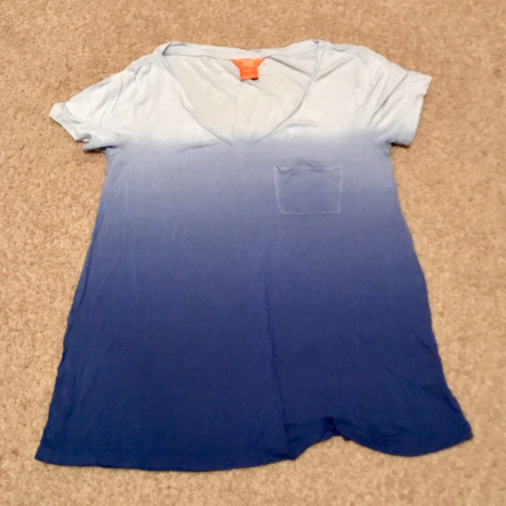 Blue/light blue short sleeve shirt Juniors XS