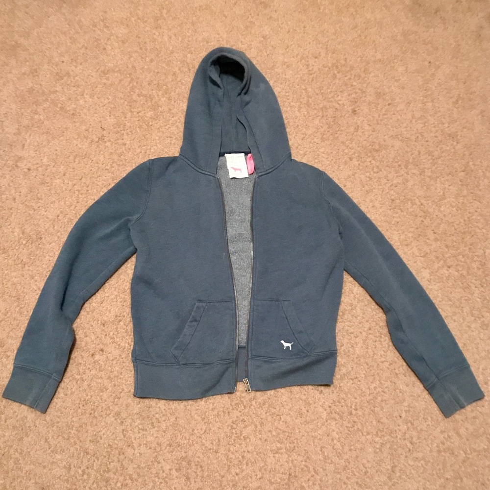 Blue hoodie sweatshirt by Pink size Junior M