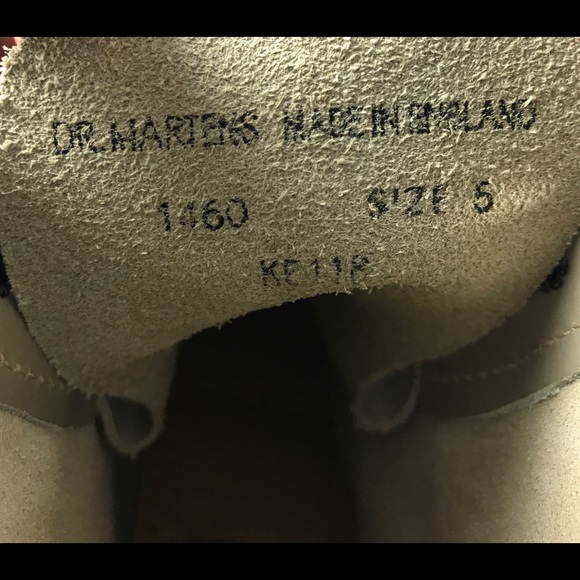 Dr. Martens VTG 8 eye Made in England Boots SZ 7 - Picture 6 of 8