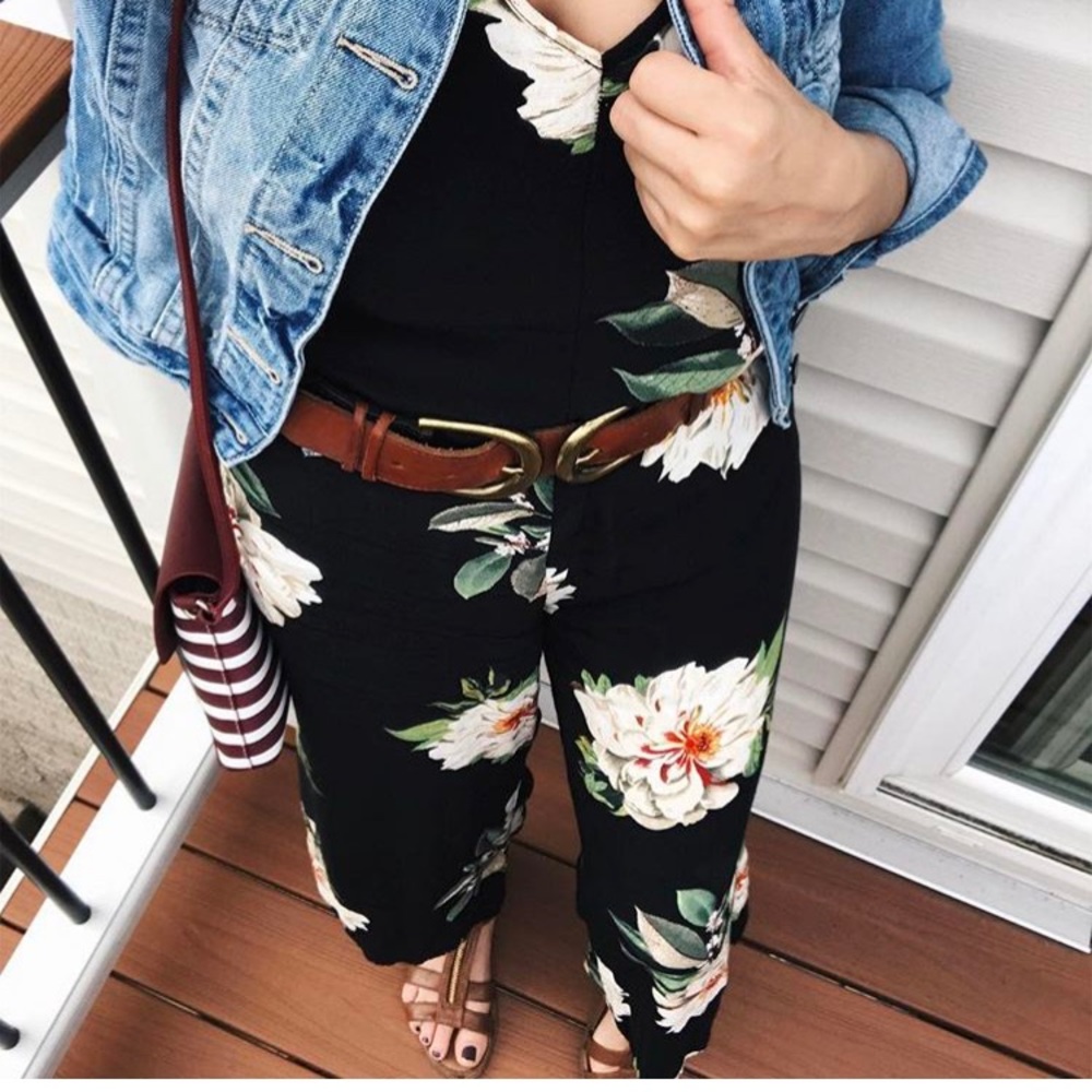 Floral jumpsuit