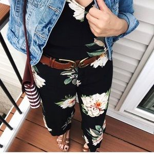 Floral jumpsuit