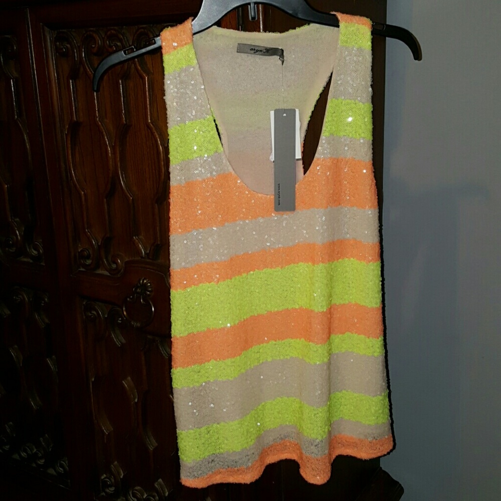 Aryn K sequins top