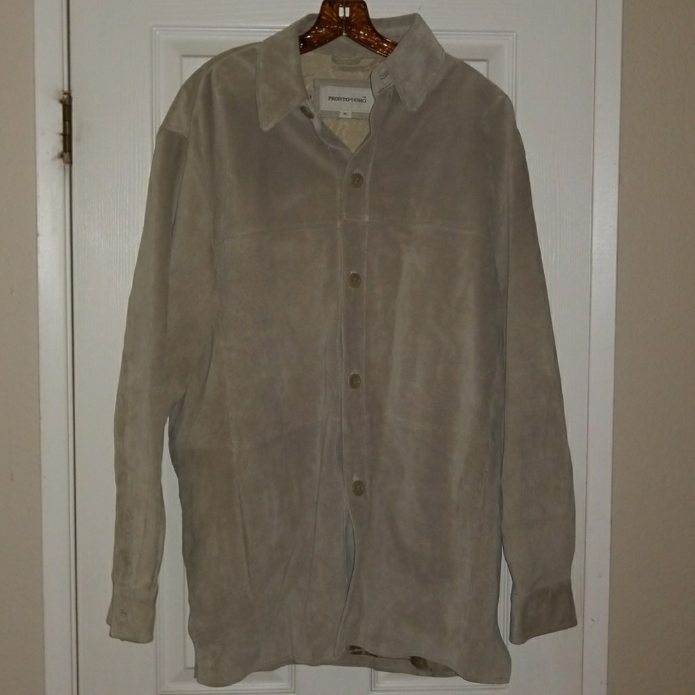 Pronto Uomo suede jacket. Size XL.
