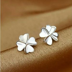 New Sterling Silver Clover Earrings