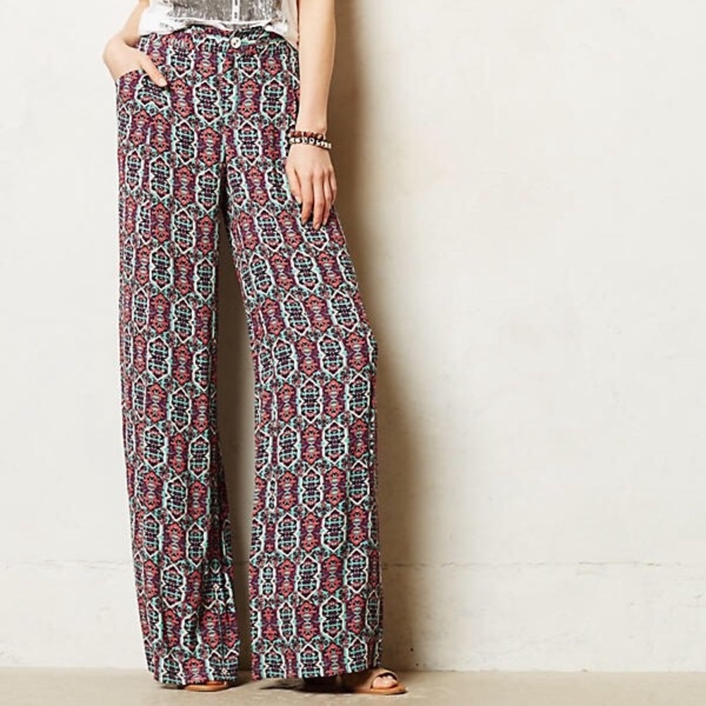 Anthropologie Elevenses Southshore Wide Pant