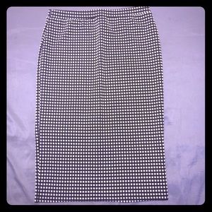 Long stretch pencil skirt