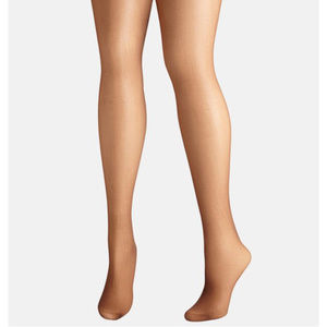 AVENUE BODY Daysheer SIZE D//Beige//Reinforced Toe Pantyhose Stockings NEW