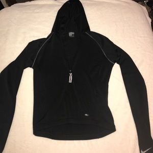 Nike dri-fit reflective half zip hoodie