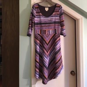 Maeve Scoop neck kerchief hem dress Medium