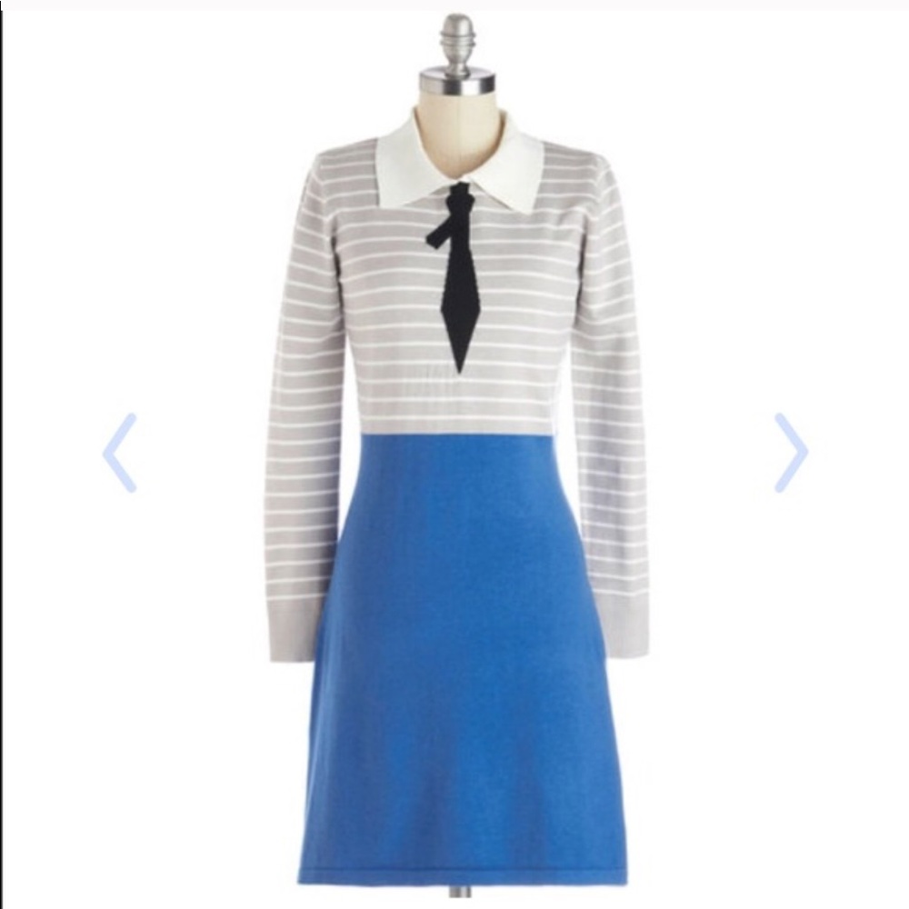 ISO $$ modcloth enlightened lecturer dress, M or L