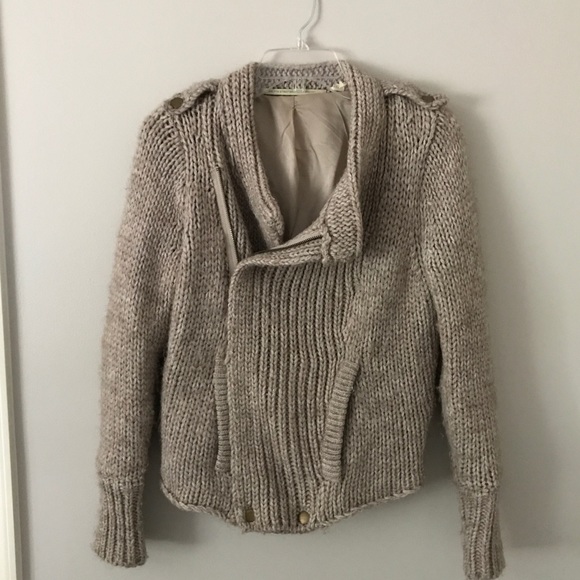 Twelfth street by Cynthia Vincent Moto Sweater - Picture 2 of 4