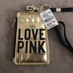 Brand New Victoria's Secret Love Pink Lanyard