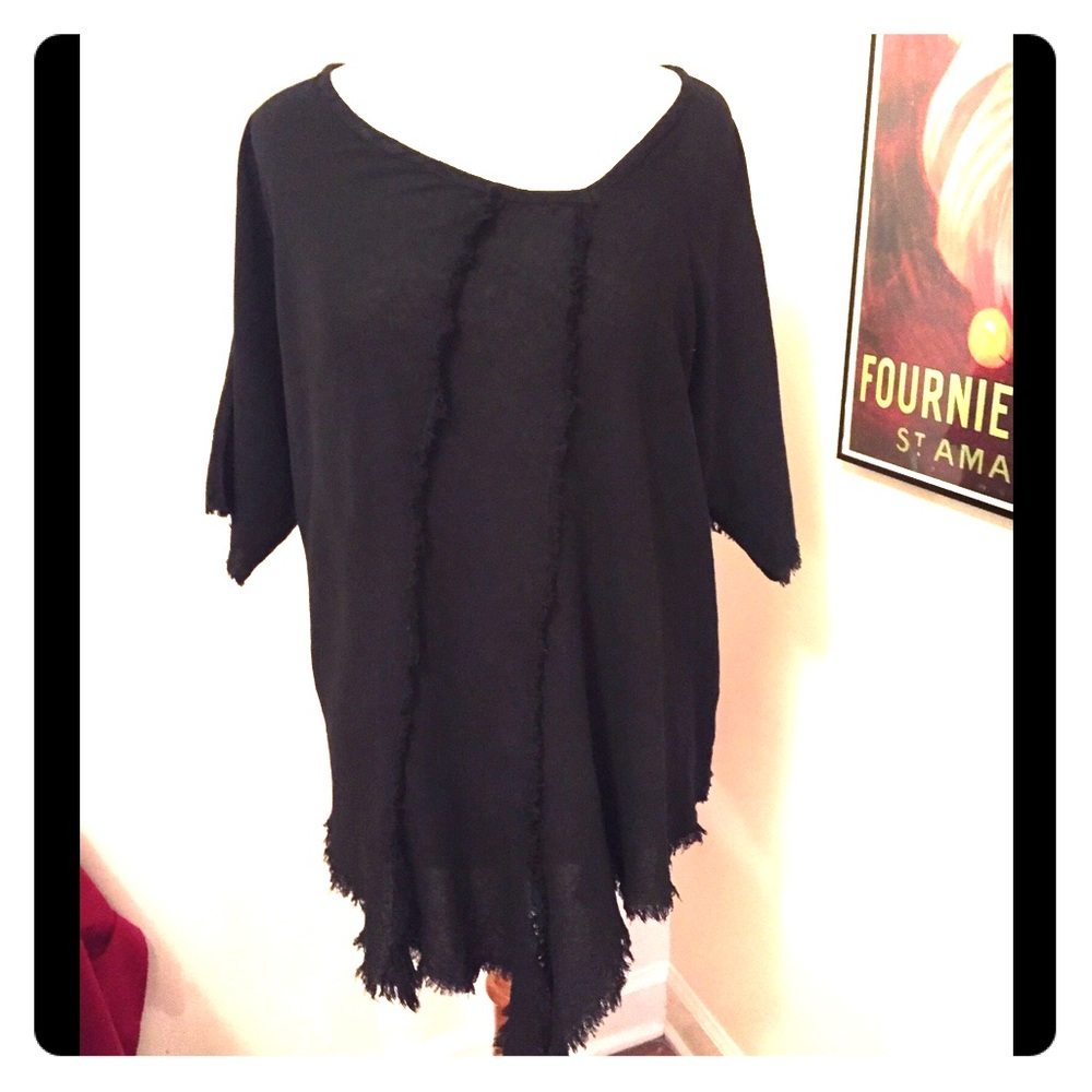 Fantastic Black Oh My Gauze! Tunic