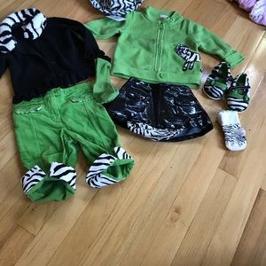 Gymboree zebra set size 6-12 months.