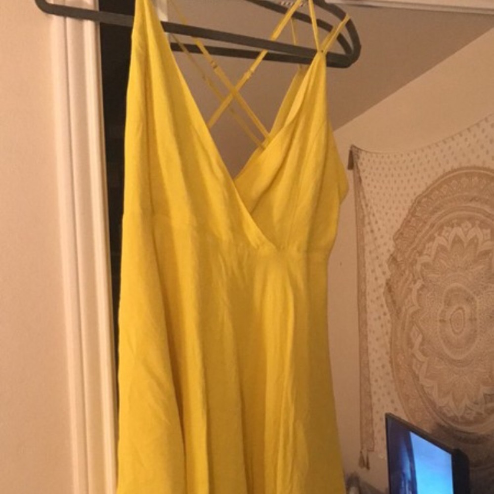 Flirty Yellow Mini Dress