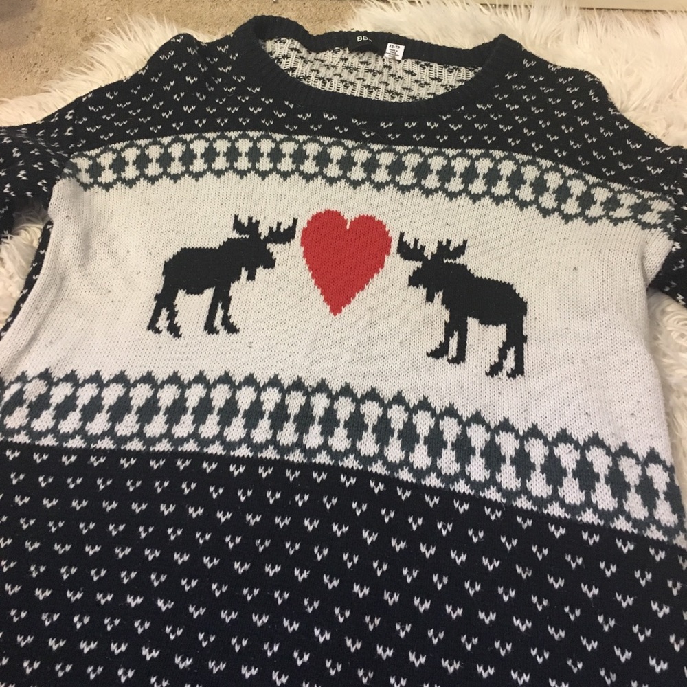Cable knit sweater