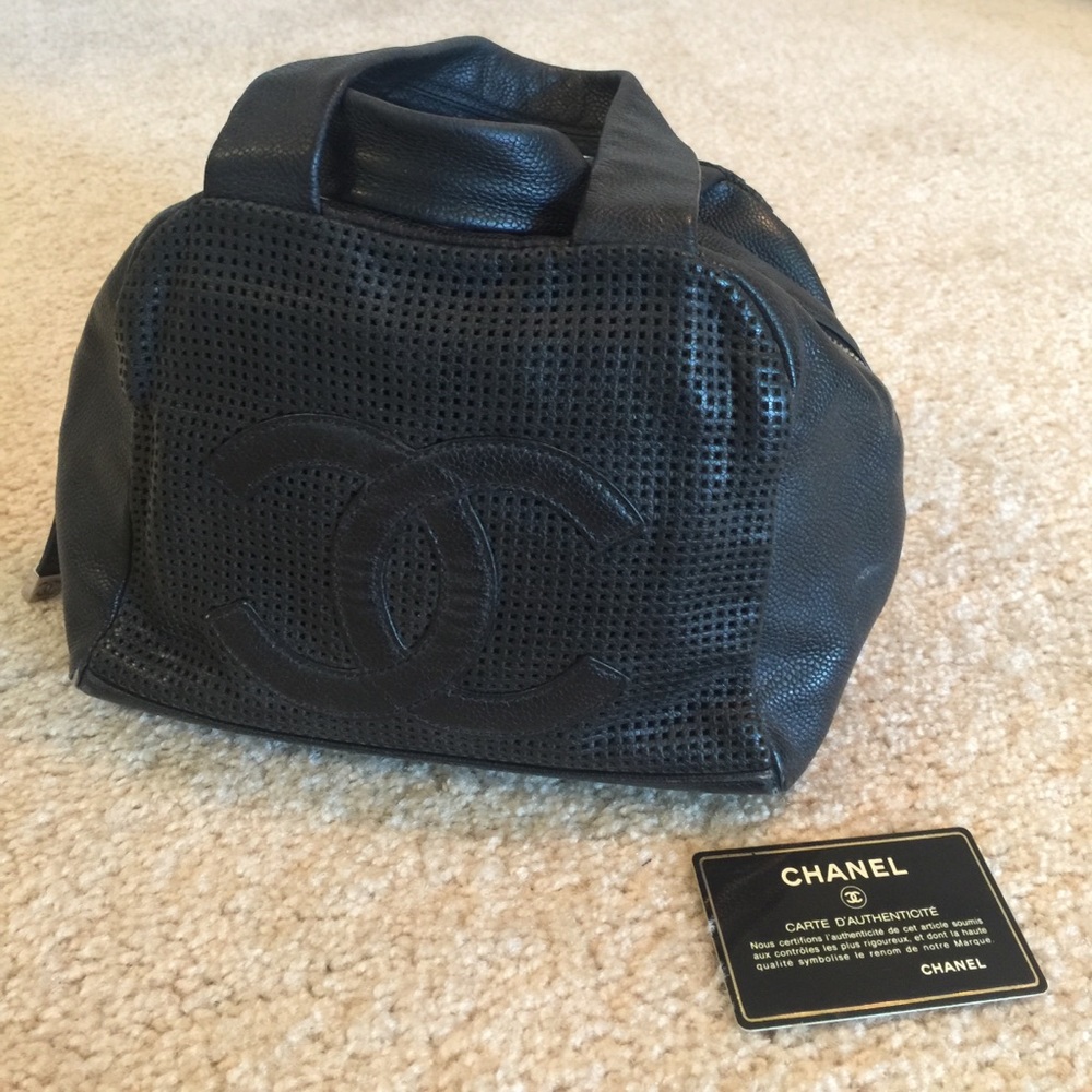 Chanel leather handbag