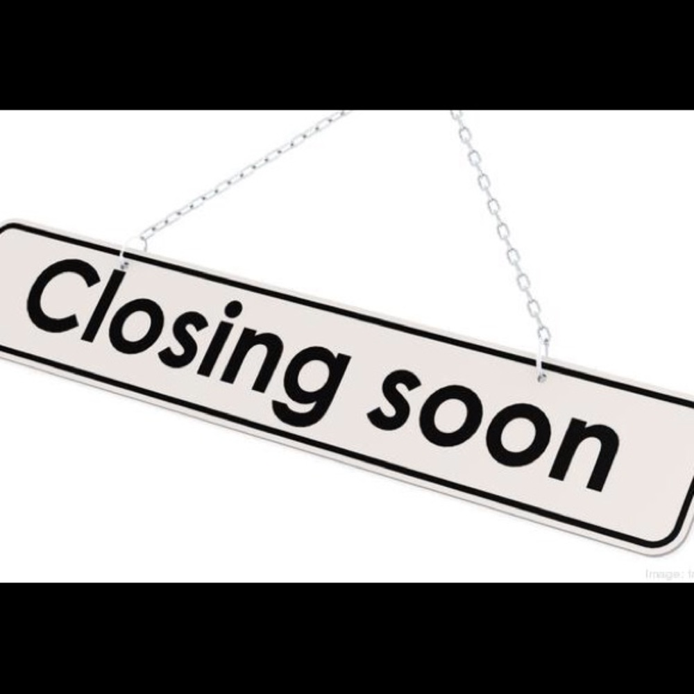 After today I am closing my closest