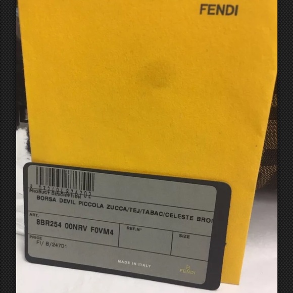 FENDI Devil Piccola Zucca Handbag - Picture 7 of 8