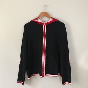 St. John Sport hoodie sweater with full front zip St. John Sport hoodie sweater with full front zip