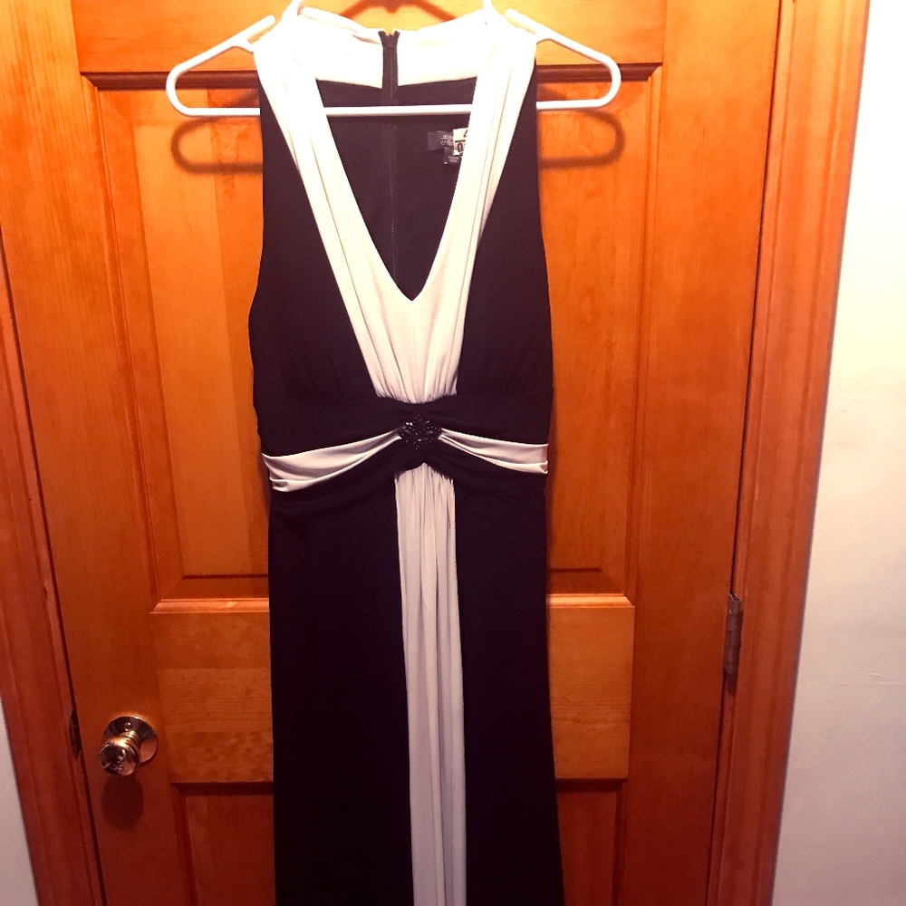 Dress Barn Black and White Dress