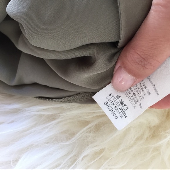 OLIVE SATIN Tank - Picture 5 of 6