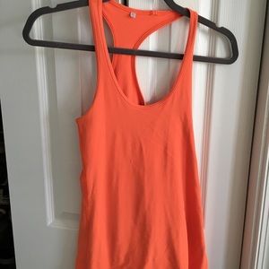 Orange Lululemon Workout Tank