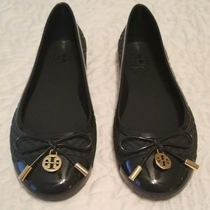 Tory Burch Jelly logo flats
