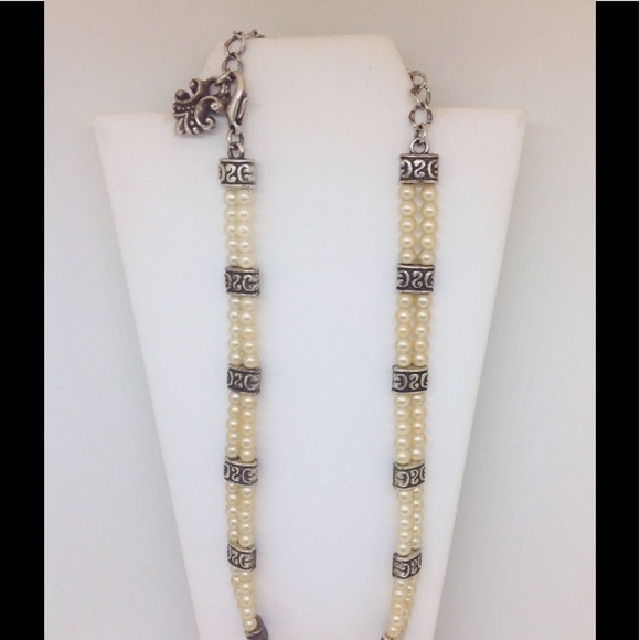 G2G ❤️ Silver & Pearl Necklace - Picture 1 of 1