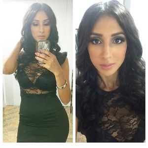 Hot Miami Styles Dress Lace Top