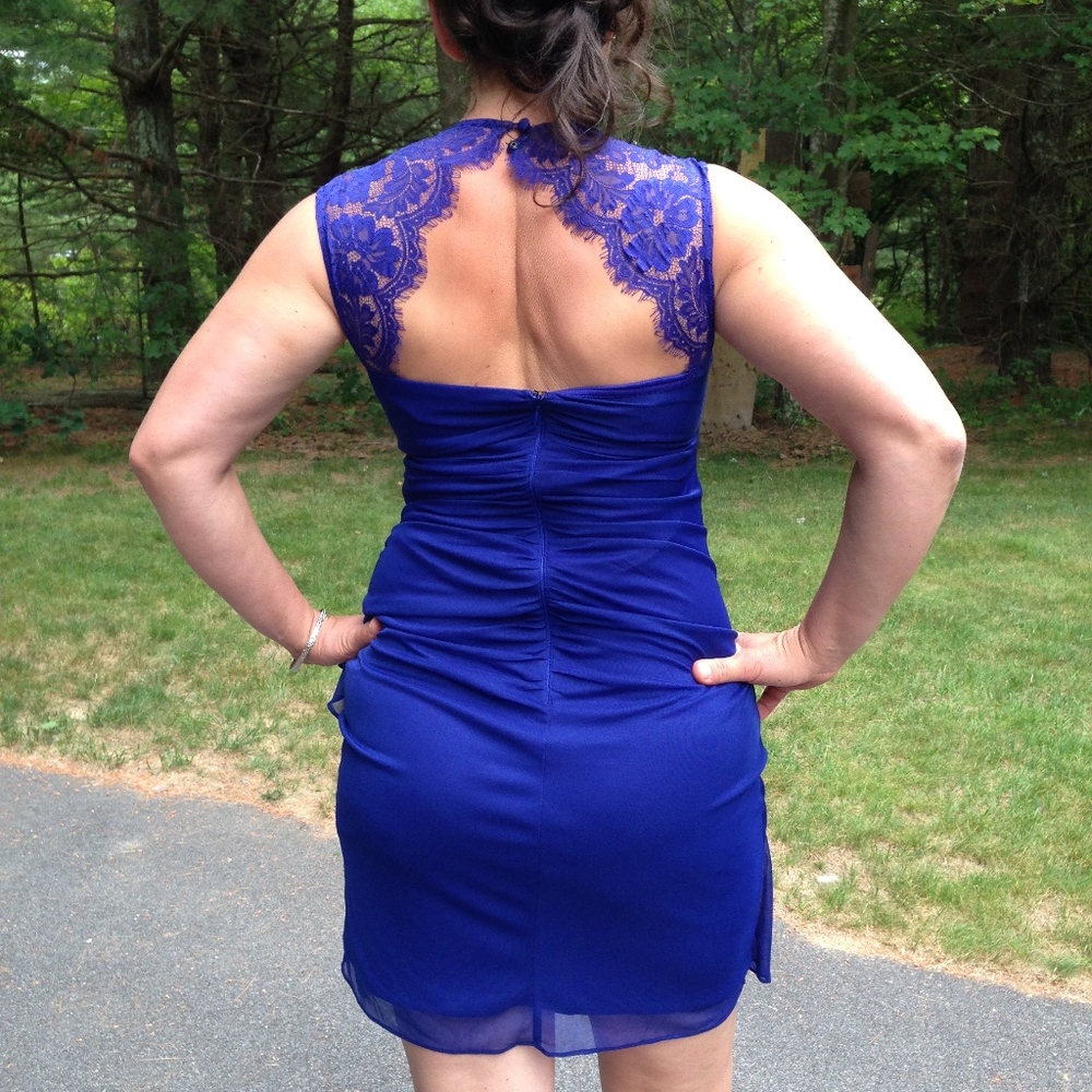 GORGEOUS Cobalt Blue Cocktail Dress