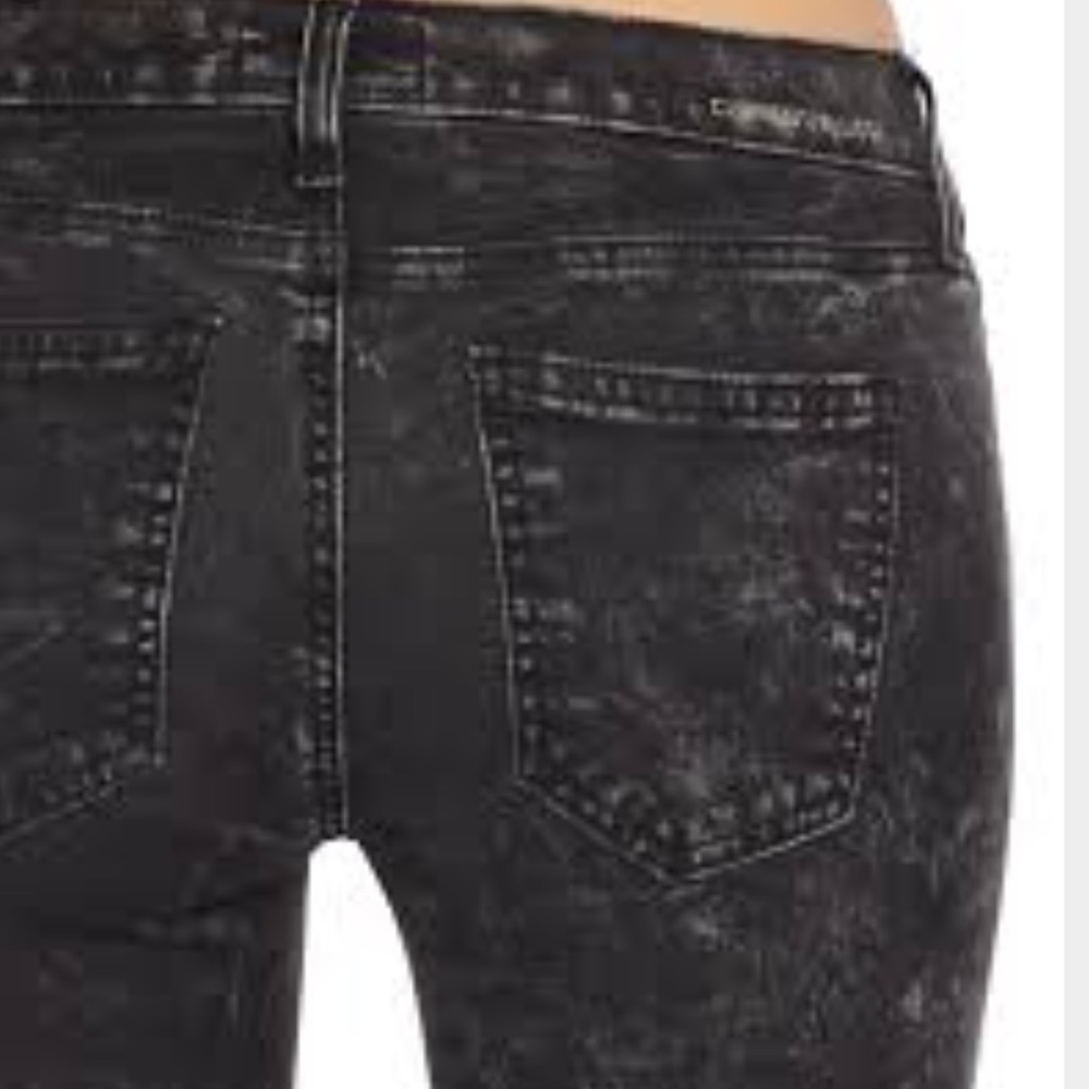 Current/Elliott XLNT.skinny Harlem coated jeans,24
