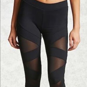 Forever21 Activewear Mesh Leggings