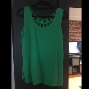 Charming Charlie's green top!
