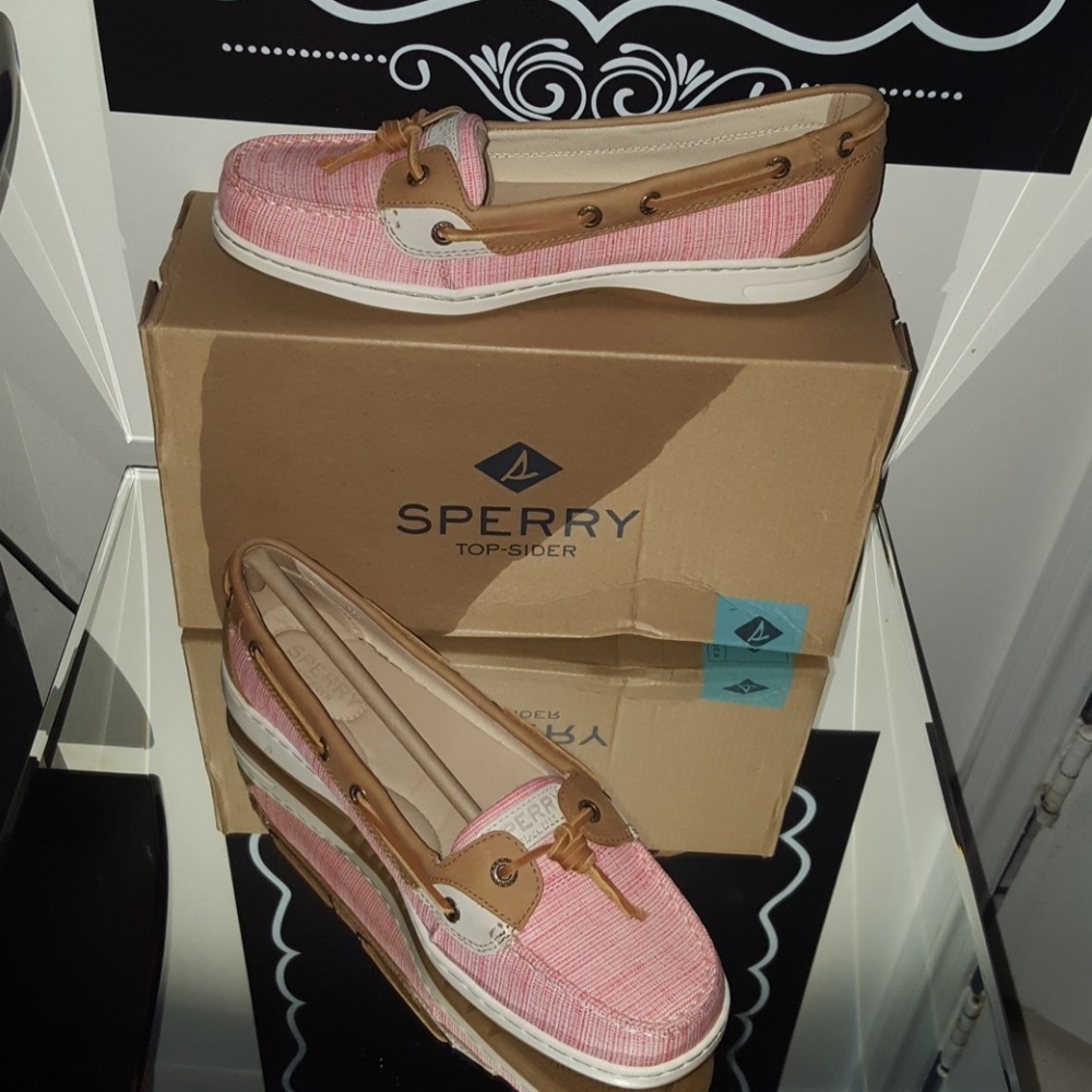 * ON SALE*NEW SPERRY DUNEFISH CROSSHATCH CORAL