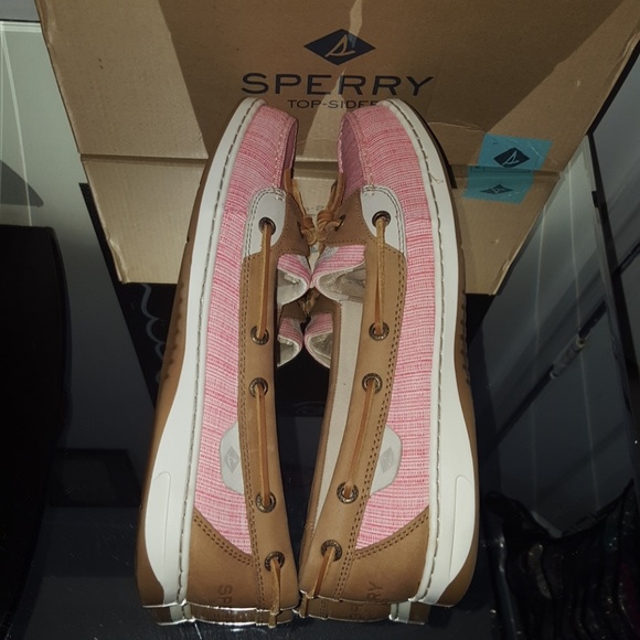 * ON SALE*NEW SPERRY DUNEFISH CROSSHATCH CORAL - Picture 6 of 8