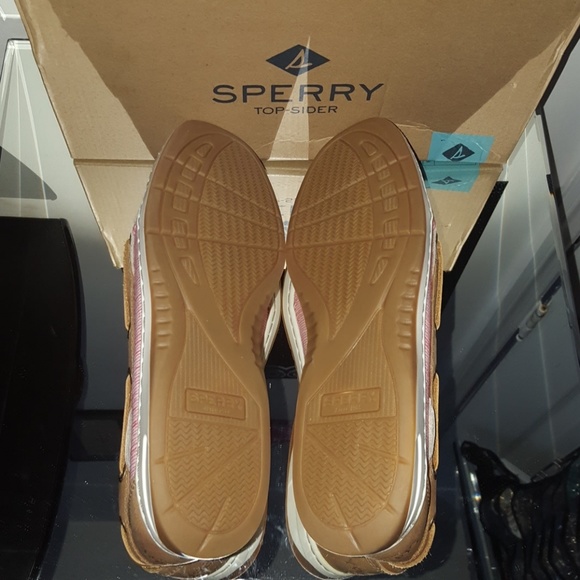 * ON SALE*NEW SPERRY DUNEFISH CROSSHATCH CORAL - Picture 8 of 8