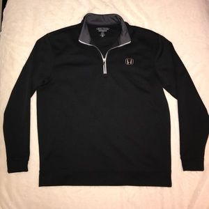 Pebble Beach Men's Honda quarter zip sweatshirt