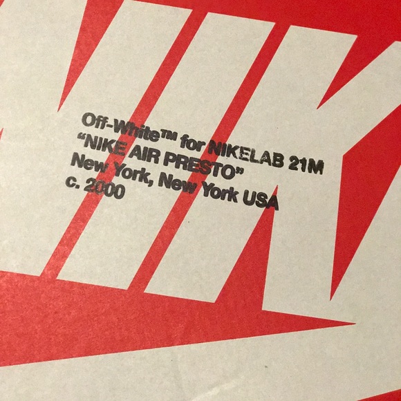 Nike Presto Off White "Extra Credit" Off White - Picture 6 of 6