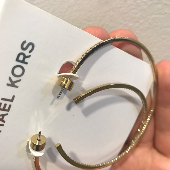 Bundle of two Michael Kors hoops for mznicole1104 - Picture 3 of 5
