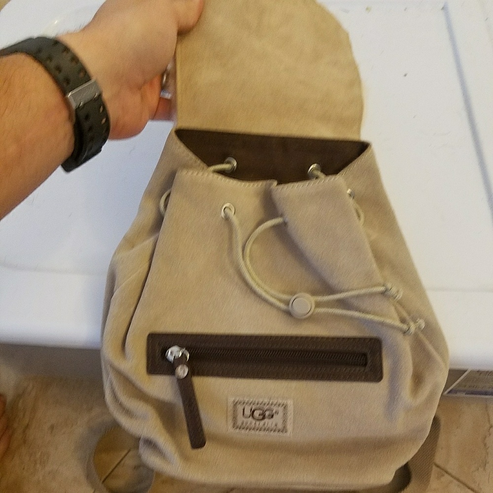 Ugg suede backpack