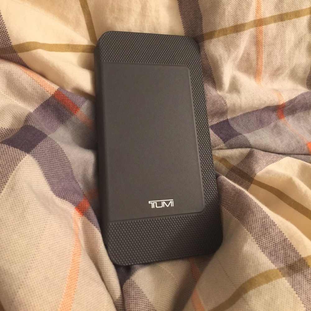 iPhone 6 Plus tumi leather phone wallet folio case