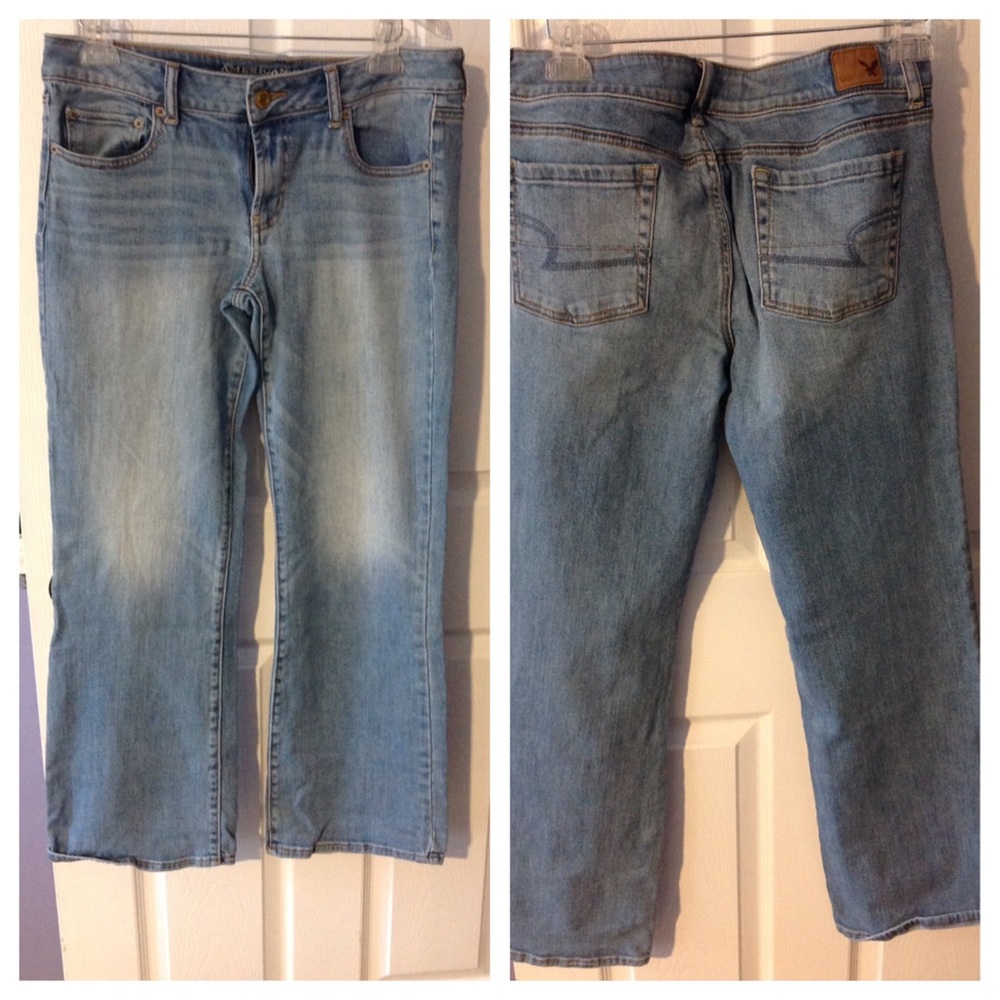 American Eagle Favorite BF Stretch Jeans. 12R