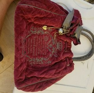 Juicy couture velvet purse