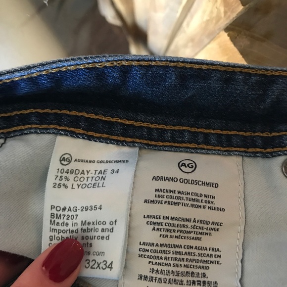 Adriano Goldschmied Protege Jeans size 32x34 - Picture 6 of 6