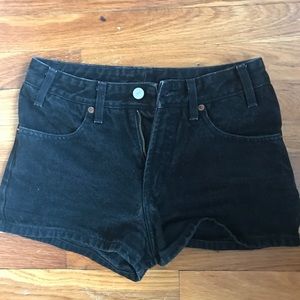 Vintage Bongo black denim high waisted shorts! Vintage Bongo black denim high waisted shorts!