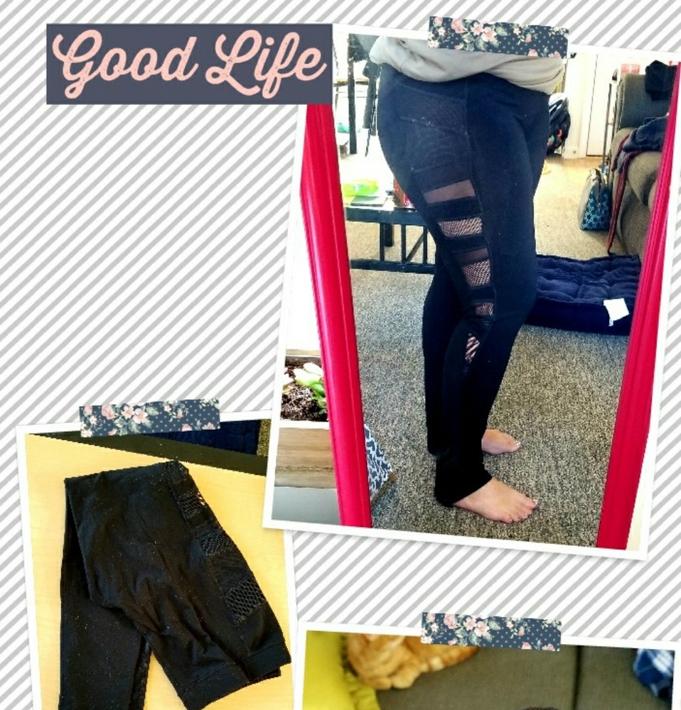 Express Mesh Insert Leggings