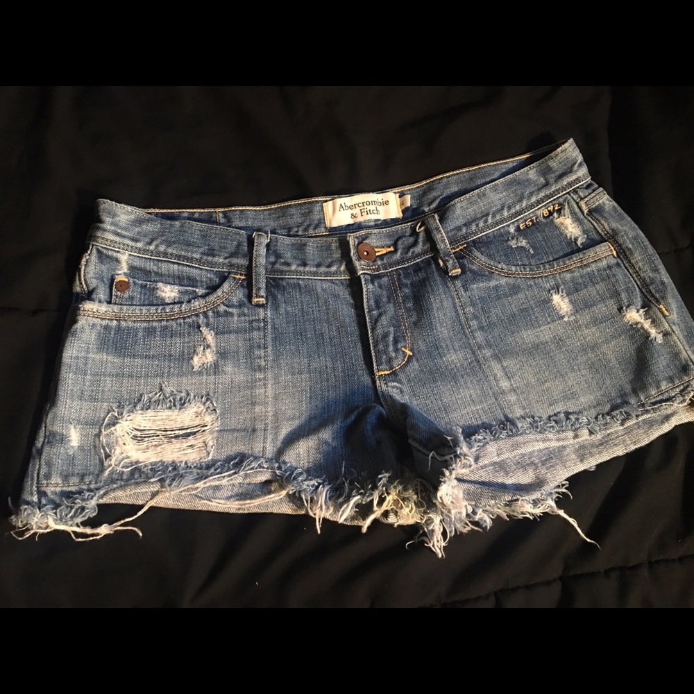 A&F Denim Short Shorts