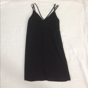 Topshop NWOT Black Slip Dress.